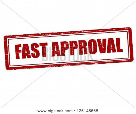 Rubber stamp with text inside vector illustration
