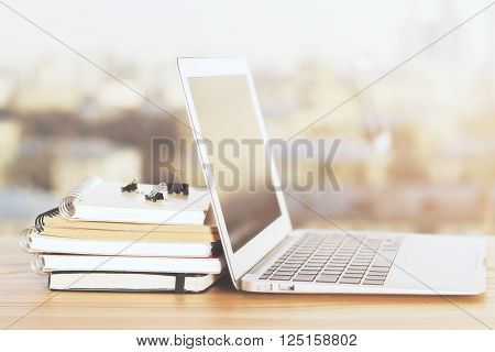 Notebook And Copybooks Side