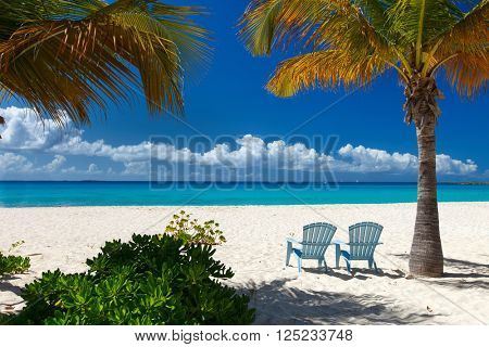 Perfect Caribbean beach on Anguilla island
