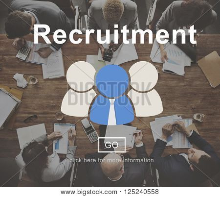 Recruitment Manpower Occupation Skills Staff Concept