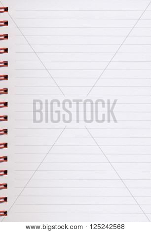 Blank Notebook Page