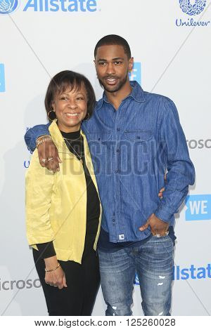 LOS ANGELES - APR 7:  Myra Anderson, Big Sean at the WE Day California 2016 at the The Forum on April 7, 2016 in Inglewood, CA