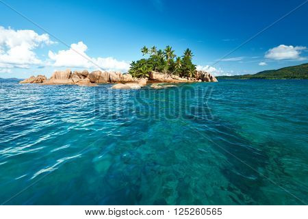 Beautiful St. Pierre Island at Seychelles