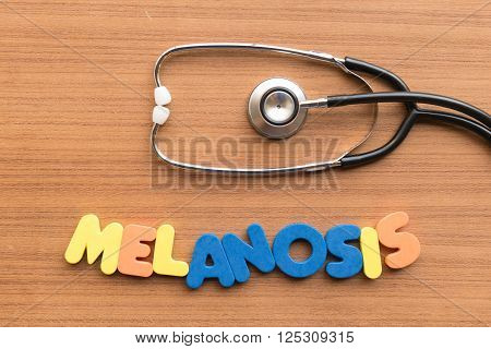 Melanosis Medical Word
