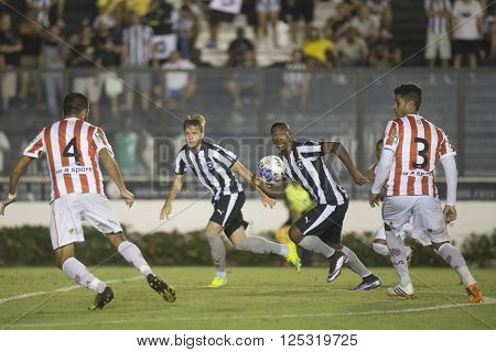 Rio de Janeiro Brasil - April 09 2016: Ribamar player in match between Vasco da Gama and Madureira by the Carioca championship in the S
** Note: Visible grain at 100%, best at smaller sizes