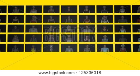 Target Audience and Viewership Ratings on Online Website 3D Illustration Render