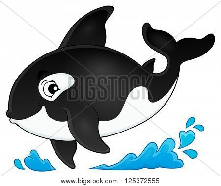 Orca theme image 1 - eps10 vector illustration.
