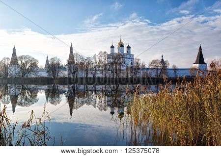 Iosifo-Volotsky man's monastery in autumn day Russia