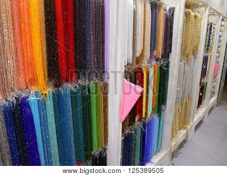 Many Fine Necklace For Sale In The Shop Of Jewellery And Costume Jewellery