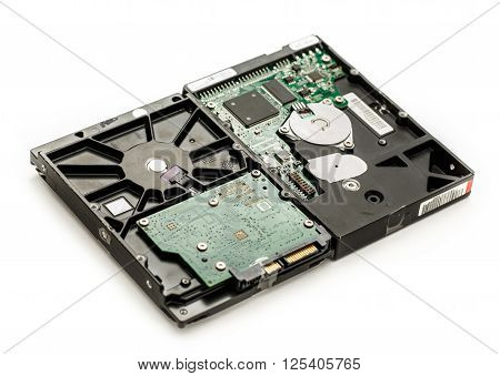 Close Up Of Hard Drive