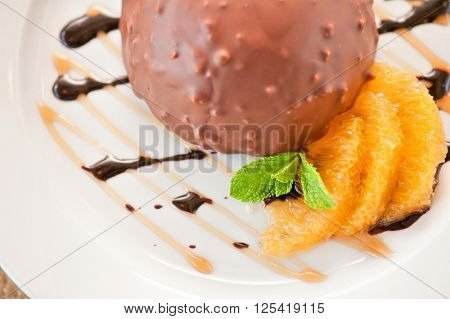 chocolate and orange croissant