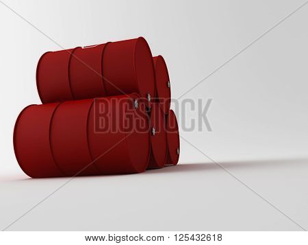 3D Oil Barrels