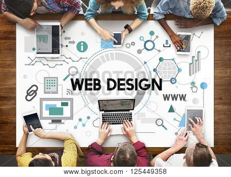 Web Design Technology Browsing Programming Concept