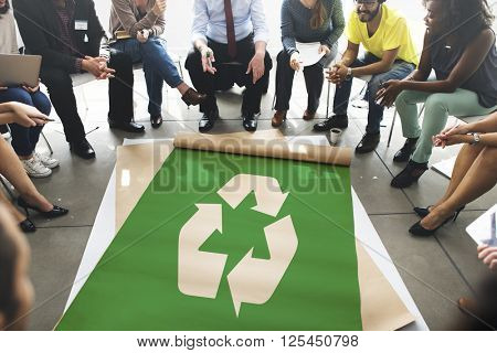 Recycle Green Environment Conservation Eco Concept
