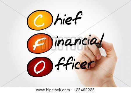 Chief Financial Officer With Marker