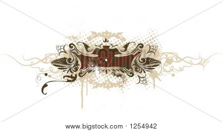 Banner decorativo Grunge