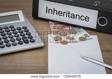 Inheritance Written On A Binder