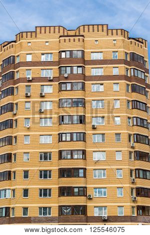 Andreevka, Russia - April 11.2016. The residential complex Uyutniy