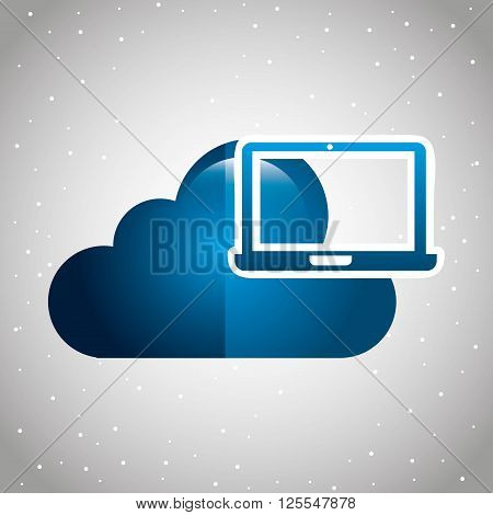 cloud computing design, vector illustration eps10 graphic