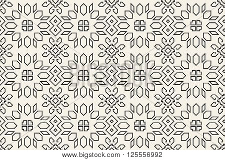 Seamless Ethnic Ukrainian Pattern