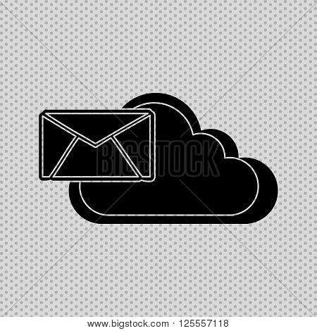 cloud computing design, vector illustration eps10 graphic