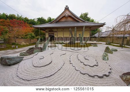 Enkoji Temple With Stone Garden, Kyoto