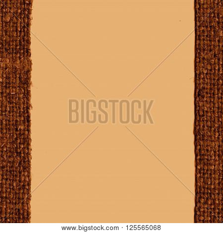 Textile linen fabric industry coffee canvas crisscross material country background