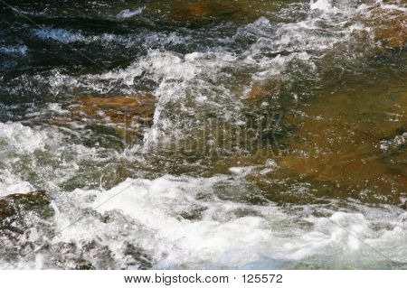 Foaming Swirling Water