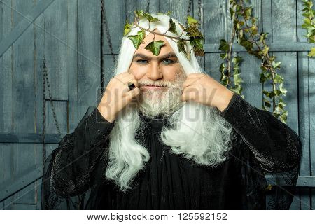 Zeus Man With Vine