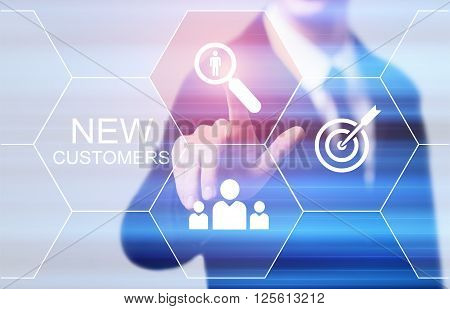 businessman pressing button on virtual screens with hexagons and transparent honeycomb