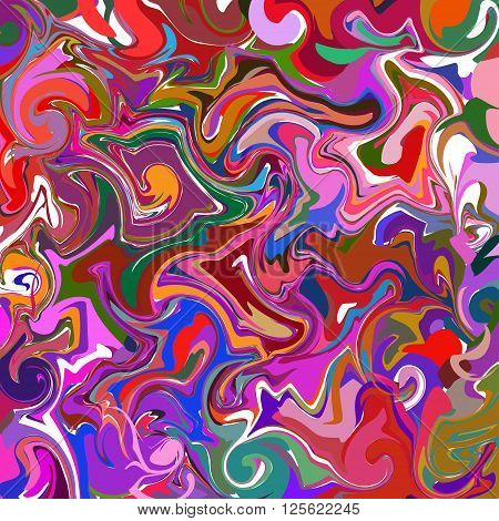 Vector pattern optical illusion geometric background. Spread paint.