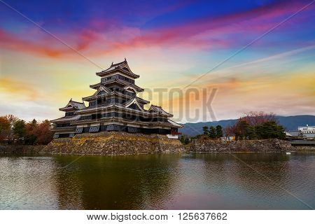 Matsumoto Castle in Matsumoto City, Nagano, Japan