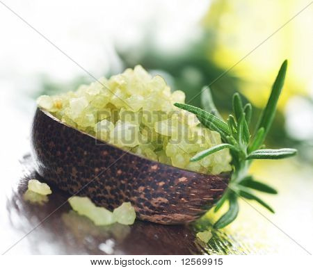 Spa.Scented 海盐和草药
