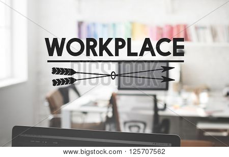 Wokrplace Business Office Space Working Desk Concept