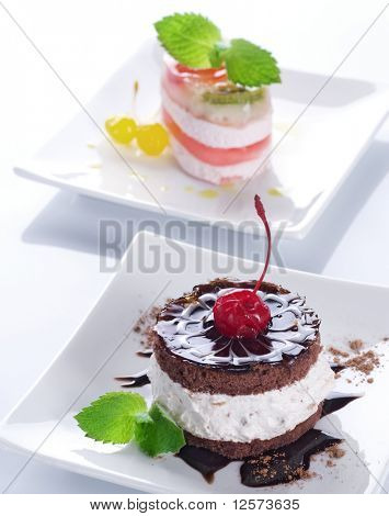Focus Cake.Selective