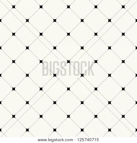Simple Clean Modern Diagonal Tiles Background - Vector Seamless Pattern