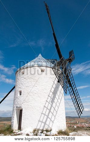 Don Quixote windmills at Consuegra Spain; europe
