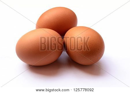 eggs isolated on white background. eggs isolated