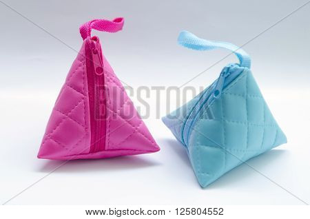 Purse triangle of thailand 
Purse triangle of thailand on whitebackground