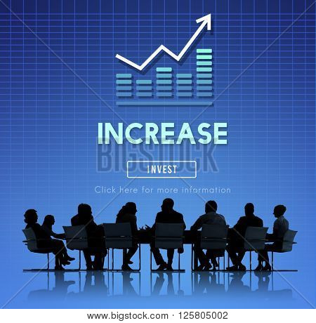 Increase Enlarge Expand Extend Growth Rise Concept