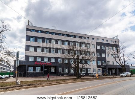 Andreevka, Russia - April 11.2016.  A Hotel Andreevka