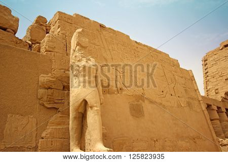 Ancient Temple of Karnak in Luxor, Egypt