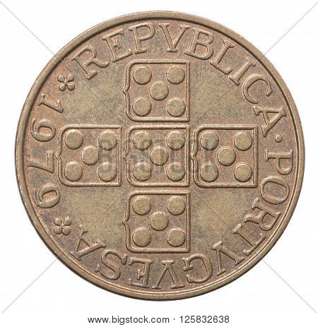 Old Portuguese Escudo Coin