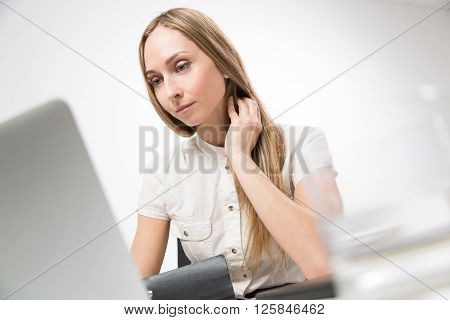 Female Hand On Neck Front