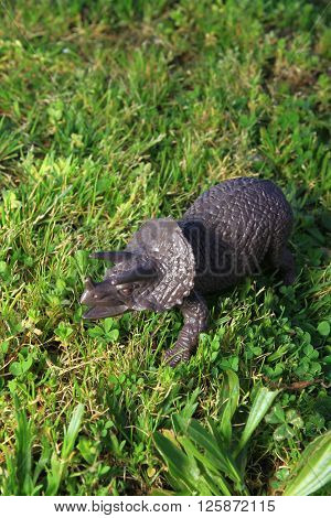dinosaur in the grass