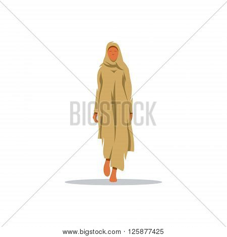 Traditional womens clothing in the Middle East.