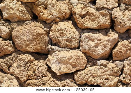 yellow brown calx lime stone wall background