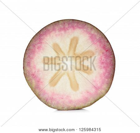 Star Apple Isolated On The White Background