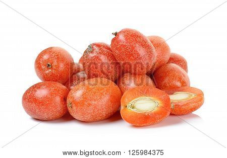 Croton Tiglium Isolated On The White Background