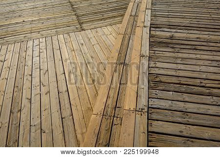 Wood Texture Background, background of a board with vintage toned style